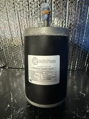 NEW NILFISK PERMANENT MAGNET MOTOR 4BB*01344 24VDC  1/2HP 19AMP 1800RPM NOS - Image 1 of 4