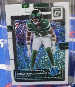 2022 Optic #228 AHMAD GARDNER Rated Rookie WHITE SPARKLE RC Jets RC - Picture 1 of 3