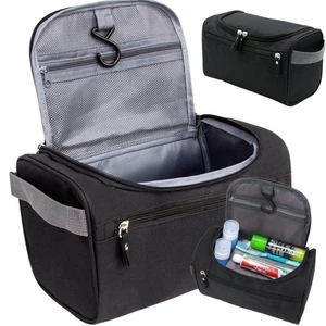 Kosmetiktasche Reise Organizer wasserdicht Haken Schwarz Kulturtasche Pflege - Bild 1 von 4