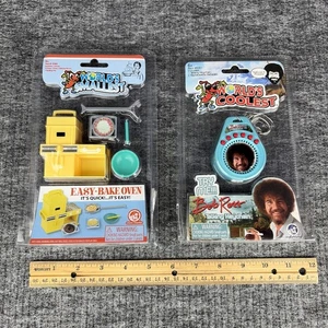 World's Coolest 'Bob Ross Keychain' & World's Smallest 'Easy-Bake Oven' - New - Picture 1 of 9