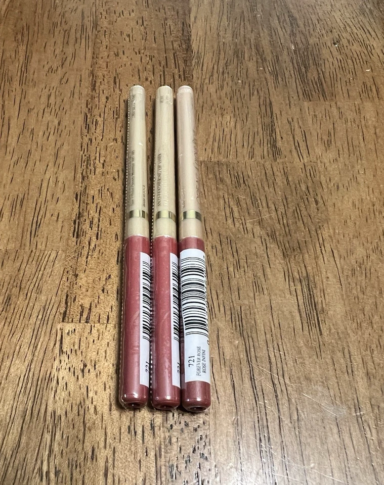 Loreal Colour Riche Anti-Feathering Lip Liner  # 721 Forever Rose Lot of 3 - Image 1 of 2