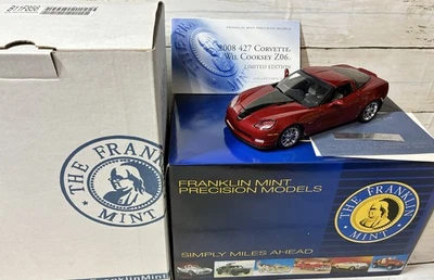 Franklin Mint 2008 Corvette Z06 Wil Cooksey Signature Edition ограниченное издание 154/505 новый в коробке - Изображение 1 из 4