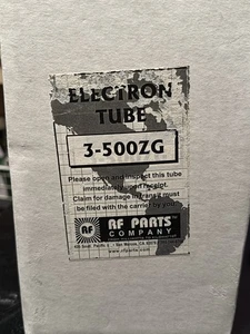 Electron Tube 3-500ZG, Heavy Duty RF Parts Co Brand New - Photo 1/3