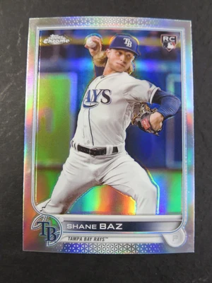2022 Topps Chrome Sonic Refractor Shane Baz RC #201 - Image 1 of 2