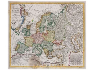 Tab. Geogr. Europae, Scarce map of Europe by Euler 1760 - Picture 1 of 7