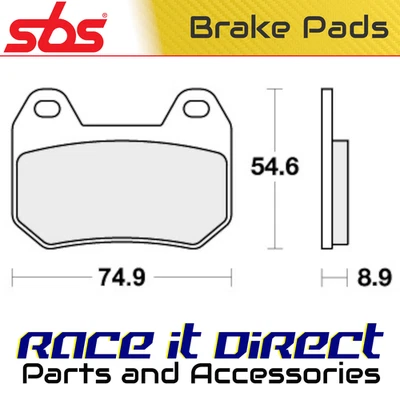 Brake Pads for BMW K 1200 LT ABS 1997-2000 Rear Street SBS — 第 1/4 张图片