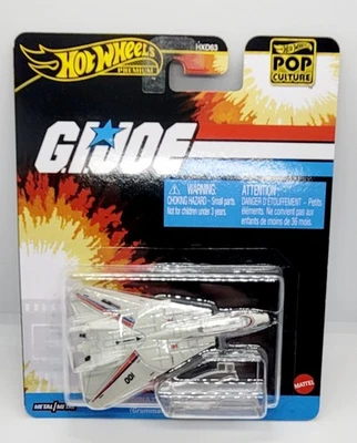 Avión de juguete Hot Wheels Premium Pop Culture GI Joe Jet Skystriker F-14 nuevo  Foto 1 de 4