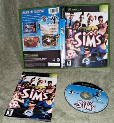 The Sims Original XBOX Simulation EA Games Simulator People Life Complete 2003 - Image 1 of 3