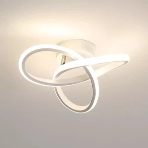 Plafoniera LED moderna 22W telecomando 3000-6500K per camera da letto soggiorno 220V - Foto 1 di 5