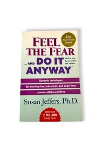 Feel The Fear And Do It Anyway 20th Anniversary Edition By Susan Jeffers PhD - Picture 1 of 5
