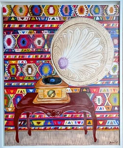 kunst bilder handgemalt unikat leinwand 50x60 Leinwandbild Acryl. Mit Rahmen - Bild 1 von 7