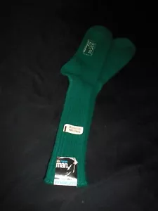 NOS Dark Green Acrylic Tall Vintage Men's MARUM MAN Weekender Socks 10 - 13 - Picture 1 of 4