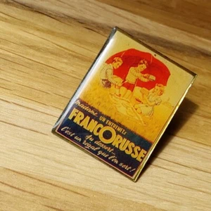 Pin’s Francorusse Desserts Affiche Publicitaire Ancienne - Imagen 1 de 3