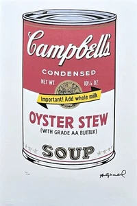 ANDY WARHOL - Campbell's Soup - signed, numbered edition 50/100, 38 x 56 cm - Picture 1 of 7