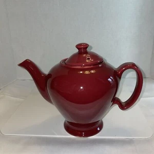 Hall McCormick Tea Company Burgundy Maroon Teekanne Baltimore MD Keramik Vintage - Bild 1 von 14