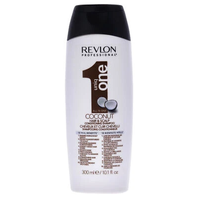 Paquete de 2 champú acondicionador de coco todo en uno Revlon Uniq One para unisex - 10,1 Foto 1 de 3