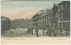 BERNARD STREET, LEITH, ROBERT BURNS STATUE - Edinburgh Postkarte - Bild 1 von 2