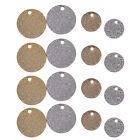  20 pièces pendentif métal alliage porte charme pour collier étiquettes vierges cercle bijoux