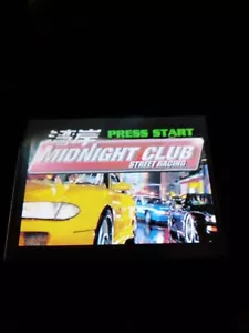MIDNIGHT CLUB: STREET RACING NINTENDO GAMEBOY ADVANCE SP GBA No Label A09 - Picture 1 of 2