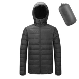 Men's Winter Warm Duck Down Jacket Ski Jacket Hooded Coat Outwears Removable Hat - Picture 1 of 10