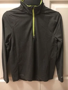 Graues Russell Langarm-Sportoberteil mit halbem Reißverschluss Training Passform für Jungen - M (Größe 8) - Bild 1 von 3