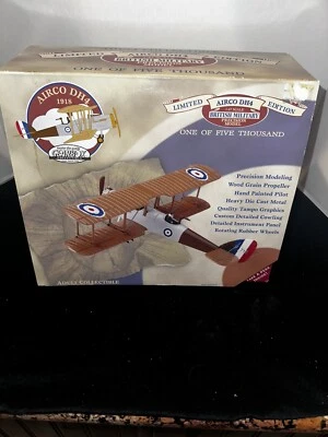 GEARBOX  AIRCO DH4  1918 BRITISH MILITARY DIECAST MODEL  1:47 Scale NEW - Image 1 of 4