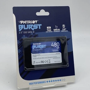 Patriot PBU480GS25SSDR 480GB Burst 2.5” SATA III SSDDrive - Picture 1 of 5