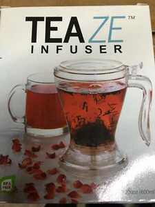 TEAZE Over the Cup Lose TEE Infuser 20oz Neu Brühen Edelstahl Boden Steil - Bild 1 von 7