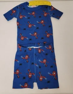 Marvel Spider-Man Kids 2pc. Short John Pajamas Set by Hanna Andersson - Picture 1 of 4