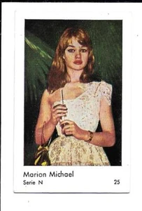 Marion Michael Movie Star 1962 Swedish Trading Card Serie N number 25 Dutch - Picture 1 of 1