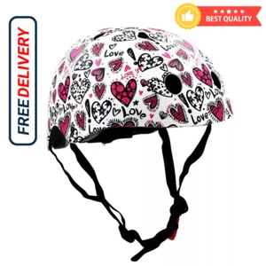 Childs Toddlers Kids Children Helmet Cycling Skateboarding Scooter Adjustable - Picture 1 of 6