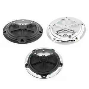 Chrome Black Derby Trim Cover For Harley FLTR Road Glide Road King 2014-2022 - Picture 1 of 11