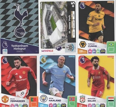 Panini Premier League Adrenalyn XL 2024 2025 24 25 Base Team Cards #190 - #369 - Image 1 of 4