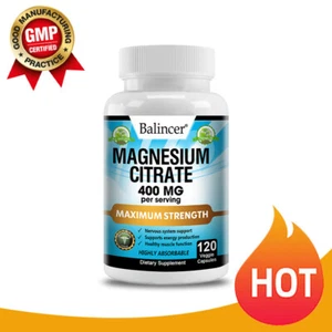 Magnesiumcitrat 400 Mg – Gesundheit Von Knochen, Muskeln Und Verdauung - Bild 1 von 11