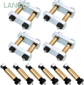 Heavy Duty Shackle Upgrade Kit 2.25" Shackles For Tandem Axle Trailer Truck - Imagen 1 de 5