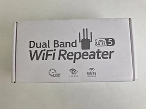 1200Mbps WiFi Range Extender Repeater Wzmacniacz bezprzewodowy Router Wzmacniacz sygnału - Zdjęcie 1 z 3