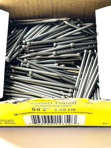 Grip Right 1 lbs bright Finish Nails 6d 2" - Picture 1 of 1