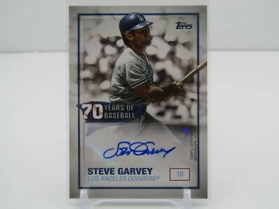 STEVE GARVEY 2021 TOPPS SERIES ONE 70 YEARS OF BASEBALL AUTOGRAPH- DODGERS!  - Image 1 of 2
