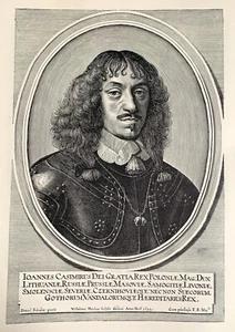 König Johann II. Kasimir von Polen - Jan II Kazimierz Waza Jonas Kazimieras Vaza - Bild 1 von 4