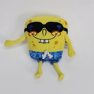 Spongebob Squarepants Plush 6 Inch Cool Beach Sunglasses 2006 Nanco - Picture 1 of 7