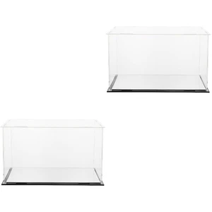 2 Stück Staubbox Kind Acryl Flagge Vitrine Vitrinen für Sammlerstücke - Bild 1 von 12