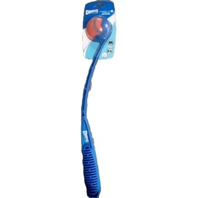 Chuckit! Игрушка для извлечения собак JUNIOR Ball Pocket Launcher, 18 дюймов со средним мячом 2,5 дюйма  - Изображение 1 из 3
