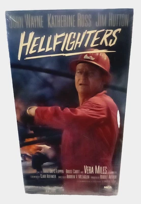 Hellfighters VHS Tape John Wayne Katherine Ross New Factory Sealed Watermark  - Image 1 of 4