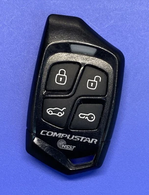 NICE COMPUSTAR 1WG10R-SS 4-BUTTON  REMOTE TRANSMITTER VA5RED310-1WSS - TESTED - Image 1 of 2