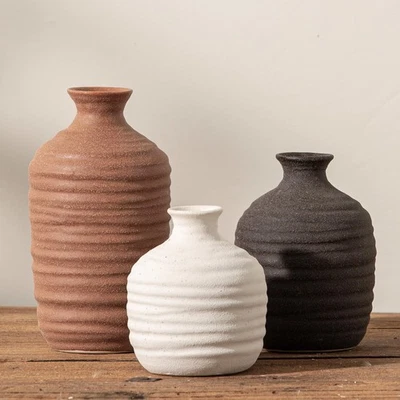 Ceramic Vase Set of 3 Decorative Vase for Home Decor Modern Farmhouse Decor P... - Image 1 of 4