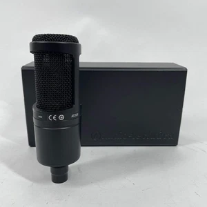 Audio-Technica AT2020 Microfono XLR da studio a condensatore cardioide - Nero con custodia - Foto 1 di 8