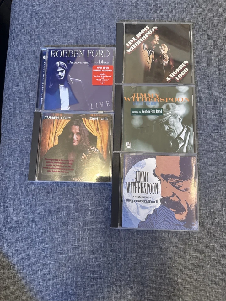 Jimmy Witherspoon Featuring The Robben Ford Band 3 CDs & Robben Ford 2 CDs - Image 1 of 4