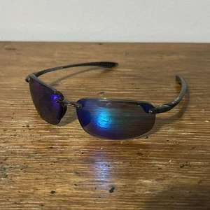 Maui Jim Ho'okipa Grey Mirror Blue Polarized Lens MJ-407-11 64 - Picture 1 of 8