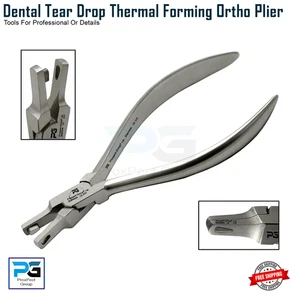 Orthodontic Tear Drop Thermal Plier Hole Forming Aligner Pinza Holes Punch Plier - Picture 1 of 8