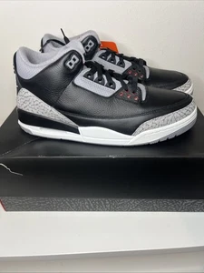 Talla 10.5 - Jordan 3 Retro OG Medio Negro Cemento - Imagen 1 de 7